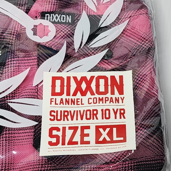 DIXXON SURVIVOR Flannel Shirt - Women's XL - Pink - Picture 8 of 12